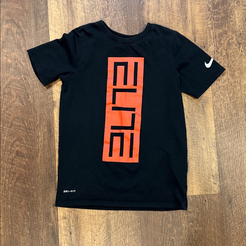 Nike Tee‎ Kids Small Elite Black and Red Dri-Fit